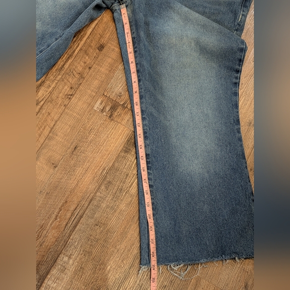 Ed Hardy Y2K Baggy Multi Tattoo Cropped Jeans Heart Dragon Tiger Snake Koi Sz 32 - Picture 13 of 14